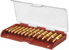 Gun Cleaning Jags Set 13 Piece Brass Calibers Rifle Bore Gunsmithing Tools Kit