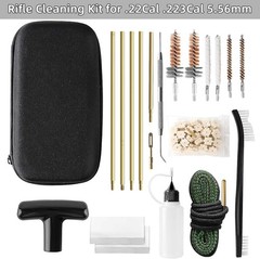 Universal Gun Cleaning Kit .22 .223Cal 5.56mm .22LR Rifle Pistol Bore Chamber