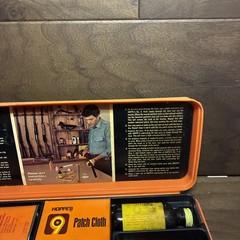 Hoppes 9 Gun Cleaning Kit VINTAGE With Storage Box Orange