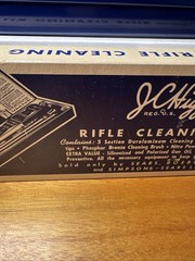 Vintage JC Higgins RIFLE CLEANING KIT #2143 .22 Caliber Sears Roebuck XLNT COND!