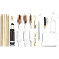 Shotgun Cleaning Kit 12GA 20GA 410GA Brass Rods Brushes Adapter Portable Case US