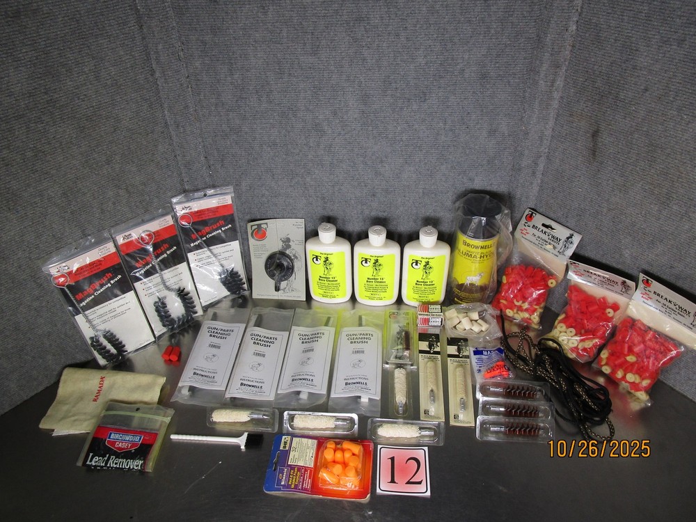 Lot of Various Gun Cleaning Parts