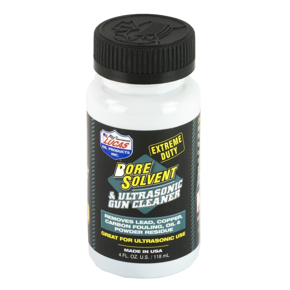 Lucas Extreme Duty Bore Solvent/Ultrasonic Gun Cleaner 4 Oz 1/Pk 10907