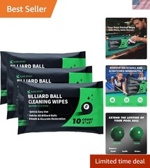 Quick Refresh Billiard Ball Cleaning Wipes – Perfect for Dust & Grime Removal