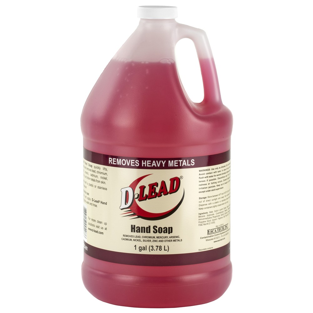 D-Lead Hand Soap Liquid Cleaner 1 Gallon Bottle with Glycerin Removes Lead/Dust