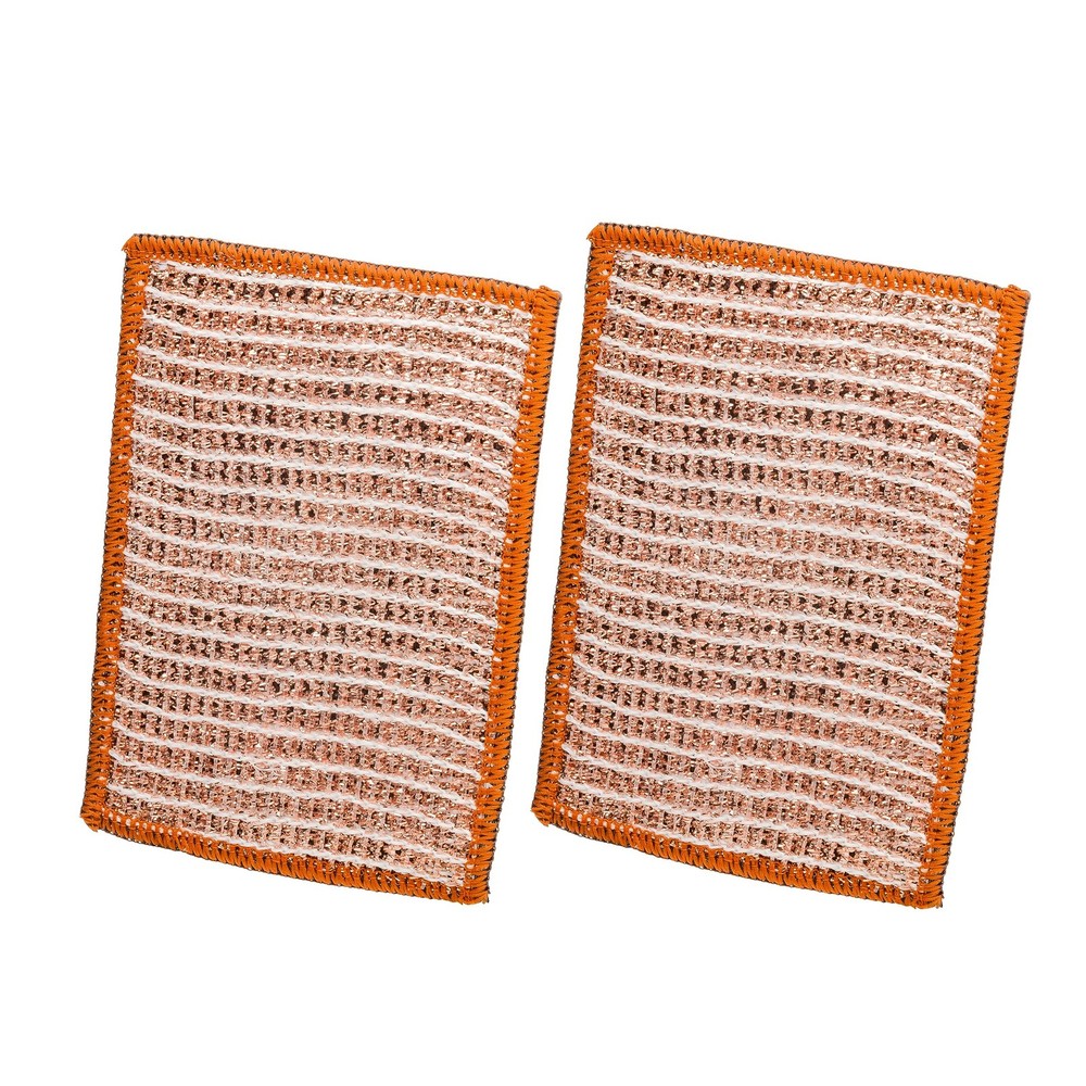 Redecker 2-Ply Copper Scrubbing Cloth & Microfiber Cleaning Wipe – Dual Surface