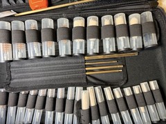 Redfield 80 Piece Universal Gun Cleaning Kit Complete Rifle Pistol Shotgun Case