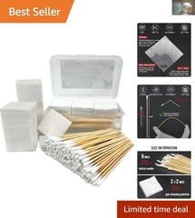 Efficient Gun Maintenance Set – Lint-Free Cotton Patches & Long Swabs Combo