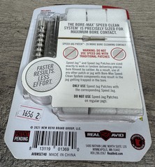 .40 Caliber Handgun Real Avid Bore-Max Speed Clean Kit w/ Patches – NEW