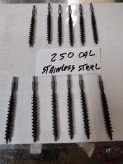 12 Pcs 250 CALIBER RMC STAINLESS STEEL Bristle Bore Cleaning Brush
