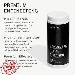 Made In Stainless Steel Cleaner Powder 12oz