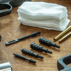 9mm/38/357 Caliber Pistol Gun Firearm Cleaning Kit Zippered Case 66pc