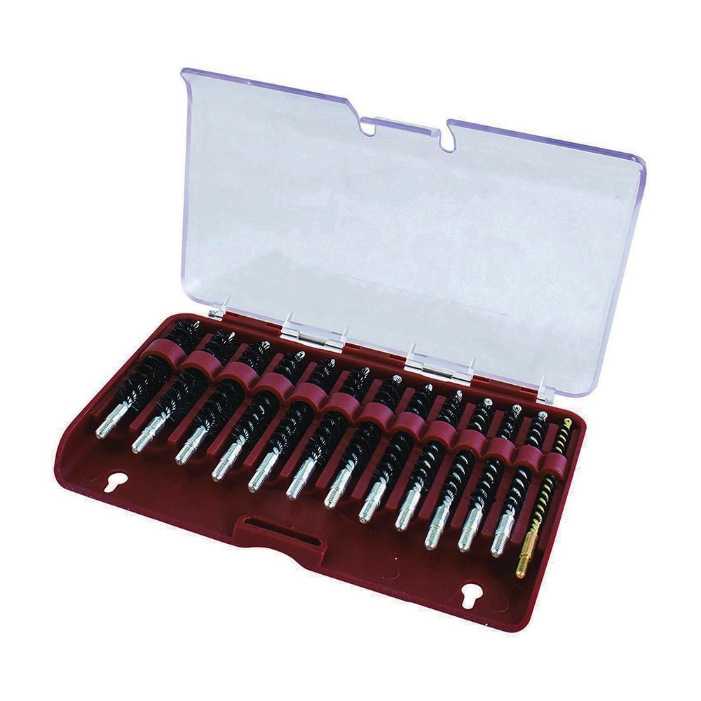 Tipton 13 Piece Nylon Bristle Rifle Bore Brush Set 615333 Black