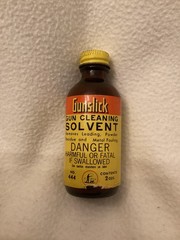 Vintage Outers Gunslick Gun Solvent ~ Mallard Duck Scene ~ Box & Empty Bottle