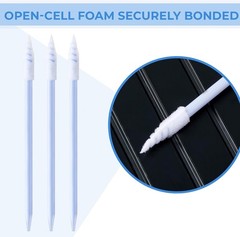 200 Foam Cleaning Swabs – Versatile 2.56” Sticks for Printers, Cameras & More