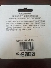 Solid Brass Cleaning Jag no. 9080 for .45 cal