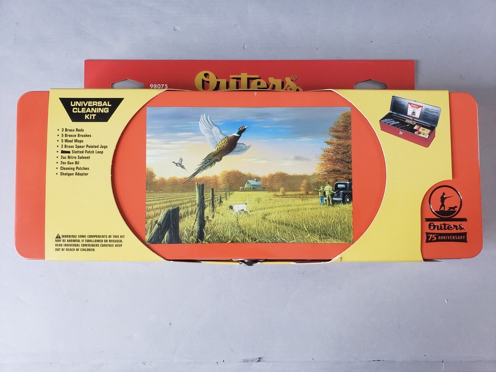 Outers 75th Anniversary Universal Tin Cleaning Kit New Collectible Tin Set E909