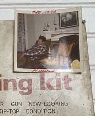 Vtg Sears Ted Williams Shotgun Cleaning Kit 20201 w/ Rare 1978 Candid Photo Lot