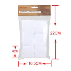 TOURBON 38-.45 Caliber Firearms Gun Cleaning Cotton Flannel Patches-300 pcs Gift
