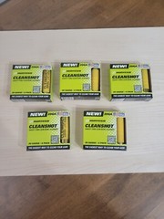 5x New! Huntego 20 Gauge CleanShot Shoot-Thru Gun Bore Cleaner 4 Pack