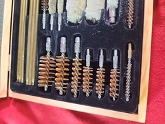 Gunmaster Deluxe Universal Gun Cleaning Kit UGC 76W In Wooden Box Used Condition