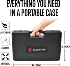 Universal Gun Cleaner for Shotgun, Pistol,With Lightweight Carrying Case, Reinfo
