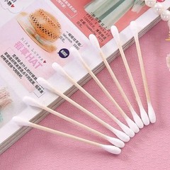 500pcs Double Head Cotton Swabs Makeup Ear Nose Cleaning Buds Stick