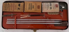 Vintage Sears, Roebuck & Co. Ted Williams Gun Rifle Cleaning Kit Orange Case