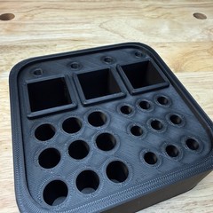 Punch & Screwdriver Organizer | Gunsmith / Bench Tool Holder | Brass Punch Block