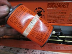 Vintage Marbles Gun Cleaning Kit NITRO SOLVENT LEAD TOP Oil Tin Pad Box Full ROD