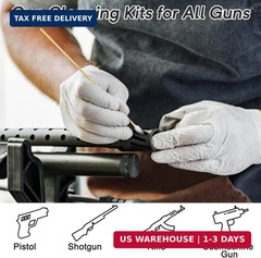 Guyuyii Gun Cleaning Supplies in a Storage Box – 2-Inch Lint-Free Cleaning Patch