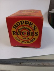 Vintage Hoppe’s .270-.35 Caliber Gun Cleaning Patches No.3 Full Box