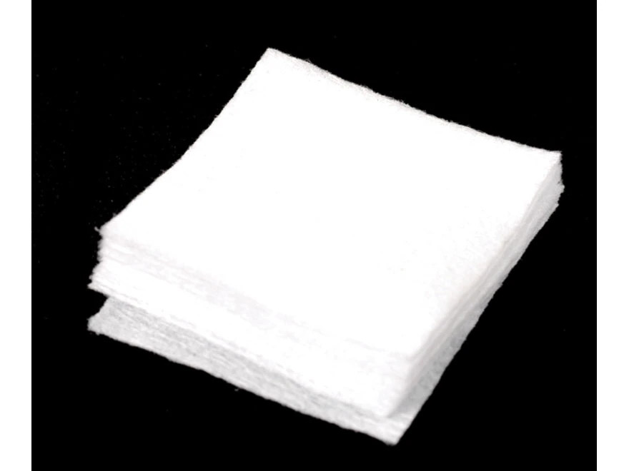Pro-Shot Gun Cleaning Patches 45 Caliber, 12, 16 Gauge Square Cotton 500PK