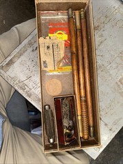 Gunslick Vintage Shotgun Cleaning Kit AS SHOWN Otters Labs Wood Man Cave Item