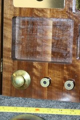 Vintage Orvis Wood Burl 12 Gauge Shotgun Cleaning Kit Presentation Box