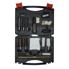 Universal Gun Cleaning Kit for 12, 20, 410 Gauge – Brushes, CLP Oil, Patches & R