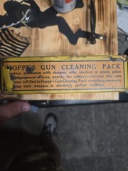 Hoppes Gun Cleaning Kit From 1940’s Excellent Condition Unopened And Complete