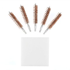 Phosphor Bristle Bronze Bore Pistol Cleaning Brush 45 Cal 8-32 Thread 3 Length