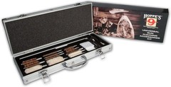 Portable Firearm Cleaning Kit with Aluminum Case & Multiple Attachments