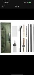 10 Piece .22 22LR .223 556 Rifle Gun Cleaning Kit Nylon Brush Cleaner with Pouch