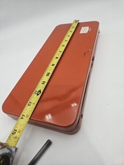 Vintage Sears Gun Cleaning Kit Ted Williams Orange Metal Case