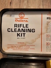 Vintage Outers .22 Caliber Rifle Cleaning Kit NO. 477 With Hard Case PLEASE READ