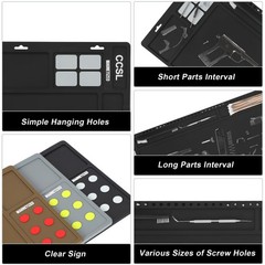 Shotgun Cleaning Mat,36″ x 12″ Magnetic Cleaning Mats for All , Anti-Slip Rep…