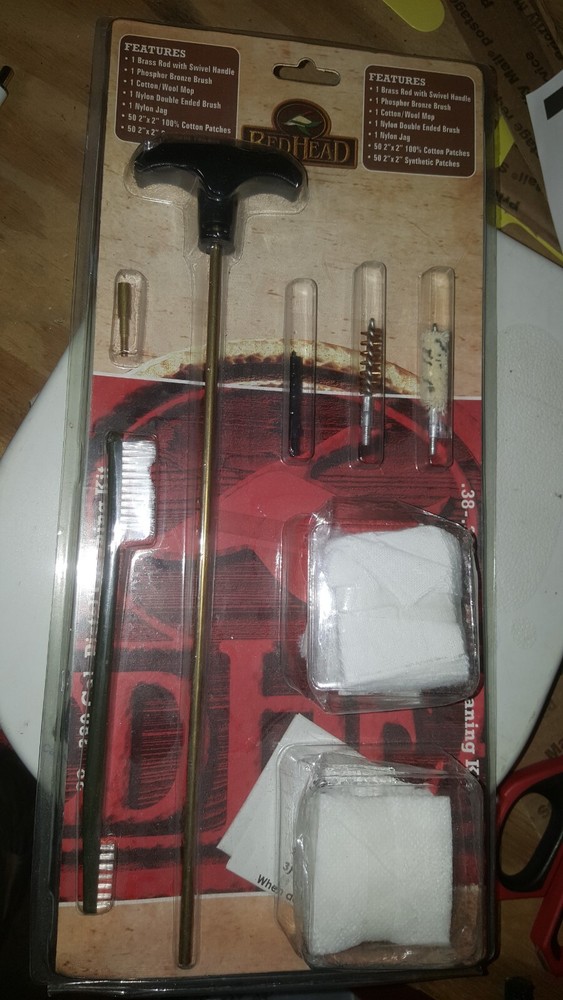 RedHead .38-.380 Cal. Pistol Cleaning Kit – Bass Pro Red Head new