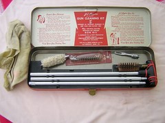 J C HIGGINS GUN CLEANING KIT HUNTING COLLECTIBLES SPORTS SOLD BY SEARS ROEBUCK