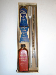 Vintage J.C. HIGGENS “.22 CAL” RIFLE CLEANING KIT – No. 723 – Used but Complete