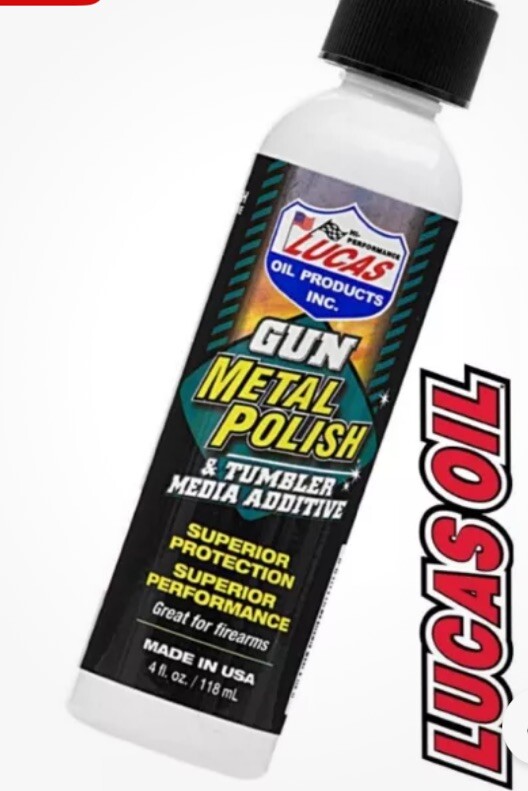 Lucas Gun Metal Polish, 4 Oz