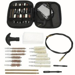 68 PCS Gun Cleaning Kit Pro Universal Pistol Rifle Shotgun Cleaner Set Free Ship