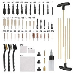 Universal Gun Cleaning Kit Pistol Shotgun Handgun Rifle Firearm w/Case