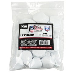 Premium Gun Cleaning Patches – 100% Cotton Flannel, Lint-Free, Absorbent, Solven